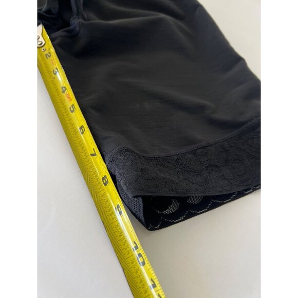 Women's Black Full Body Shaper with Adjustable Straps & Lace Trim Size Small - Picture 8 of 10